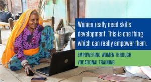 Empowering women through vocational training