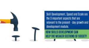 How skills development can help the weaker sections of society